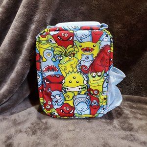 Fit + Fresh DIY Lunch Bag -Blue -Sticker Edition--Insulated-with Stickers
